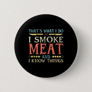 Grill Design For Grilling & Barbeque Master 6 Cm Round Badge