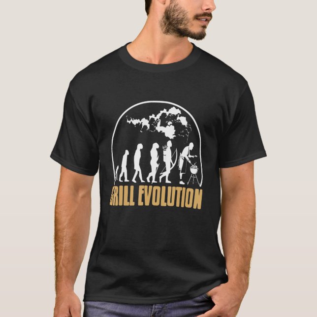 Grill Evolution Awesome Grilling  Present T-Shirt (Front)