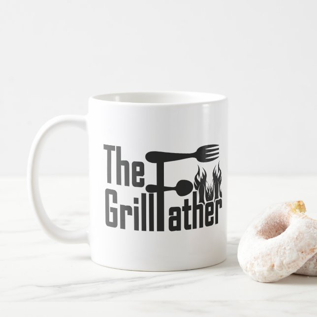 Grill Father Mug (With Donut)