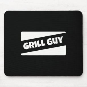 Grill Guy Summer Bbq Barbecue Meat Grilling Dad Sm Mouse Pad