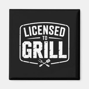 Grill Humour Bbq Pitmaster Barbeque Magnet
