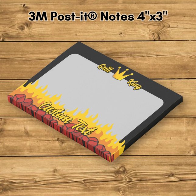 Grill King Crown Post-it Notes (Creator Uploaded)