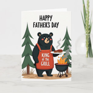 Grill King Fathers Day Card