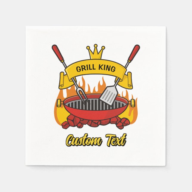 Grill King Napkin (Front)