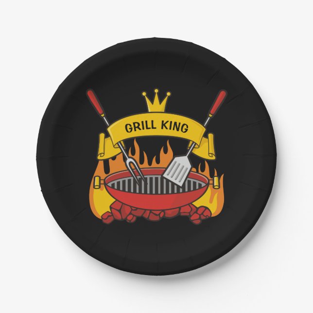 Grill King Paper Plate (Front)