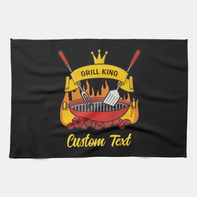 Grill King Tea Towel (Horizontal)
