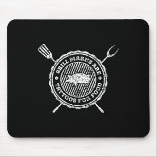 Grill Marks Are Tattoos For Food Grilling Barbecue Mouse Pad