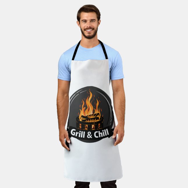"Grill Master" Apron (Worn)