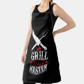 Grill Master Barbeque BBQ Personalised Apron (Insitu)