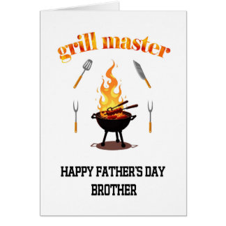 Grill Master Brother Fathers Day
