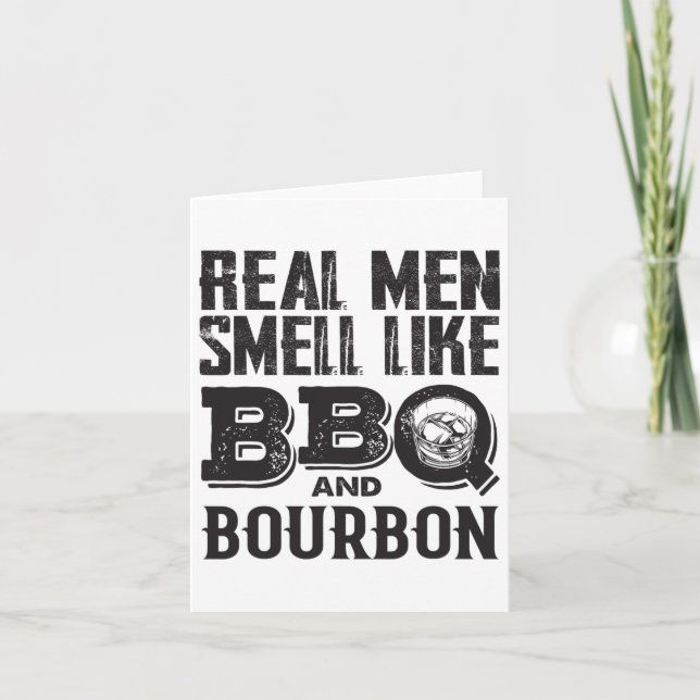 Grill Master Chef Grilling Byrbecue Lover Bbq And  Card (Front)