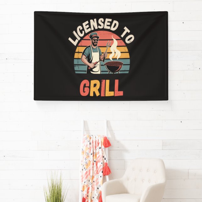 Grill Master Dad Banner (Insitu)
