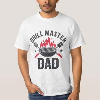 Grill Master Dad – Funny BBQ Father's Day Gift T-Shirt