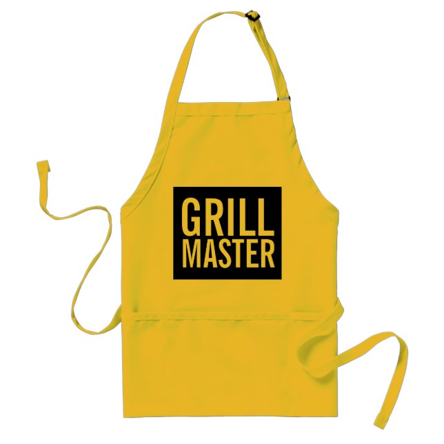 GRILL MASTER DAD KITCHEN APRONS FOR FATHER'S DAY (Front)