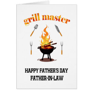 Grill Master Father in Law Fathers Day