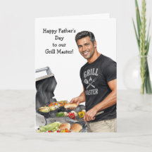 Grill Master Father’s Day Card | BBQ Dad Card