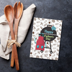 Grill Master Father’s Day Card with Fun BBQ Theme