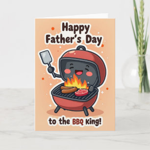 Grill Master Fathers Day Art Card