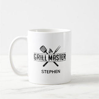 Grill Master Faux Leather Coffee Mug