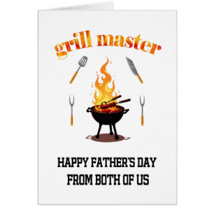 Grill Master From Both Of Us Fathers Day 