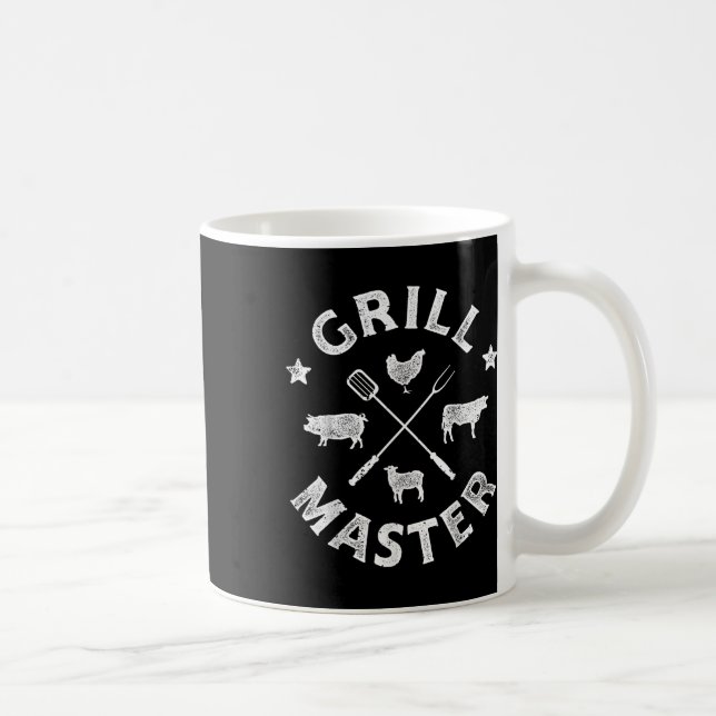 Grill Master Funny Pork Bbq Barbecue Grillmaster M Coffee Mug (Right)