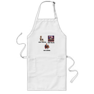 Grill Master. Joke Teller. Dad Legend. Long Apron