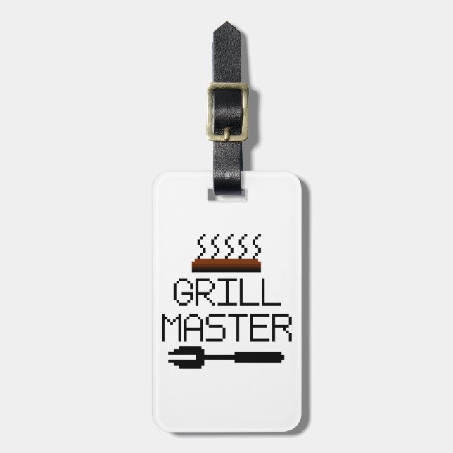 GRILL MASTER LUGGAGE TAG (Front Vertical)