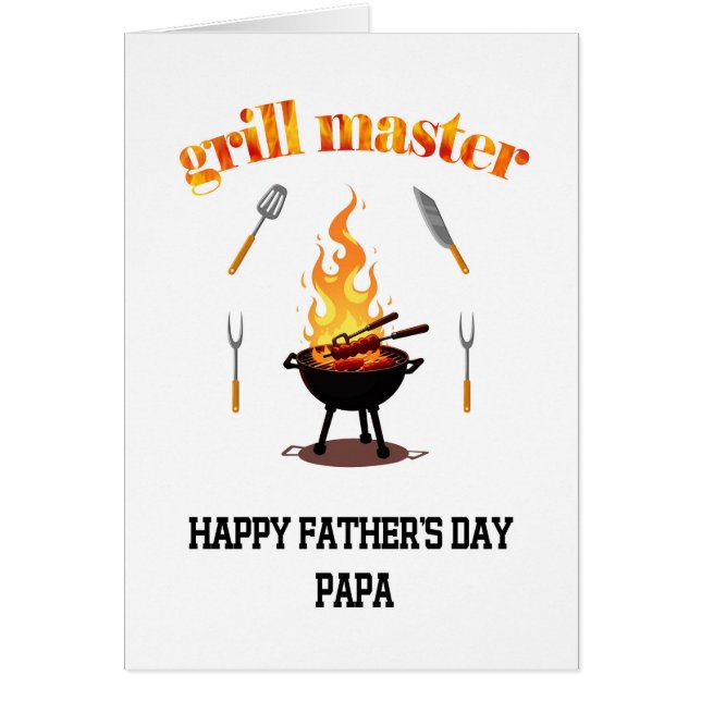 Grill Master Papa Fathers Day  (Front)