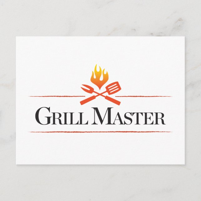 Grill Master Postcard (Front)