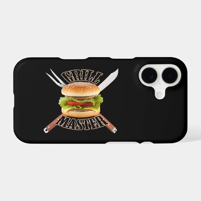 Grill Master Saying Barbecue BBQ Design (Back Horizontal)