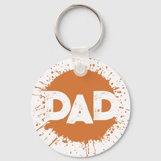 Grill Master Summer Dad Tee Key Ring (Front)