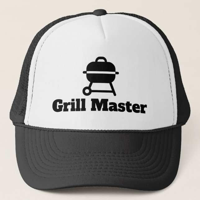 Grill Master trucker hat for chef at BBQ party (Front)