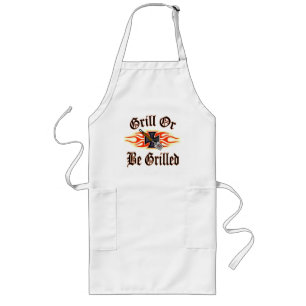 Grill Or Be Grilled Long Apron