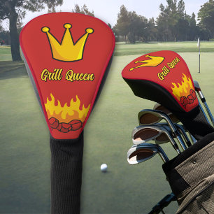 Grill Queen Crown Golf Head Cover