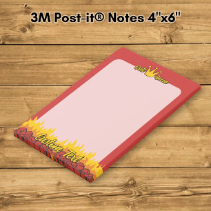 Grill Queen Crown Post-it Notes