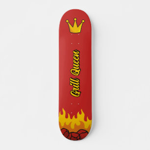 Grill Queen Crown Skateboard
