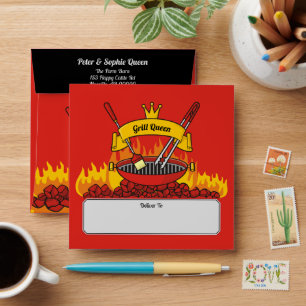 Grill Queen Envelope
