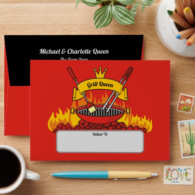Grill Queen Envelopes (Desk)