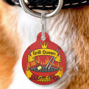 Grill Queen Pet Tag