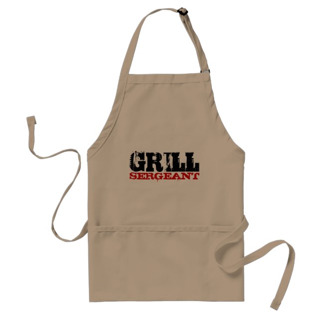 Grill sergeant apron | beige (Front)