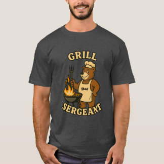 Grill Sergeant Bär Design for Papa T-Shirt