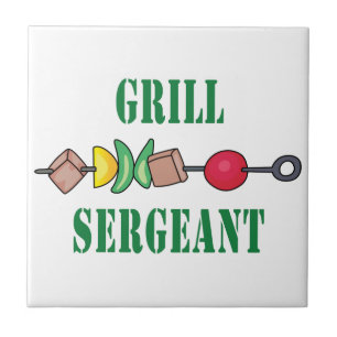 Grill Sergeant Ceramic Tile