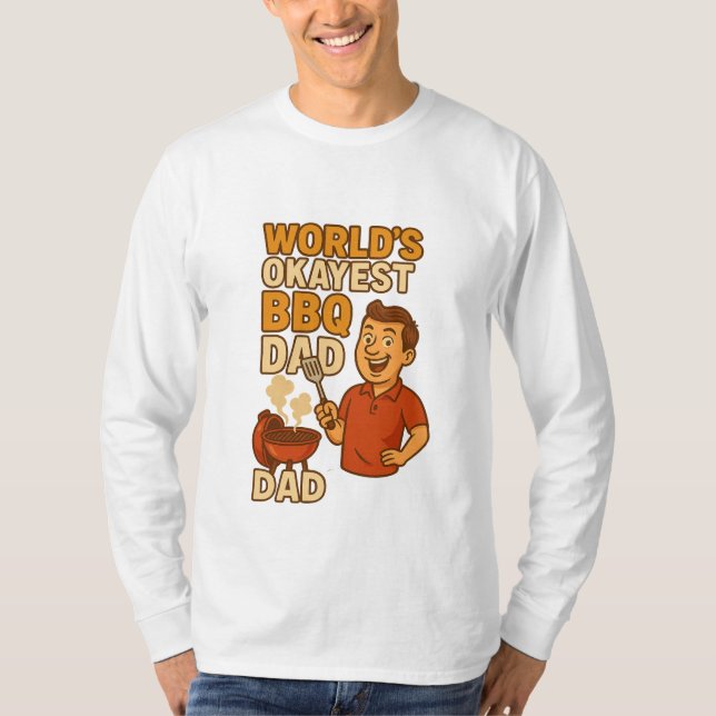 Grill Sergeant Dad – Funny BBQ King Father’s Day T-Shirt (Front)