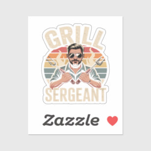 Grill Sergeant Fathers Day BBQ Dad Gift