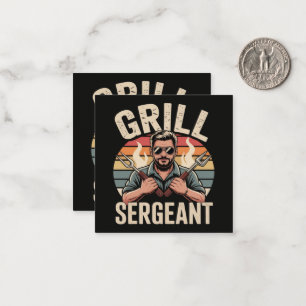 Grill Sergeant Fathers Day BBQ Dad Gift Card