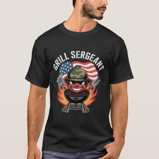 Grill Sergeant – Funny Father’s Day BBQ T-Shirt