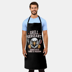 Grill Sergeant: Patriotic BBQ Apron
