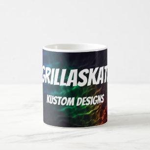 GrillaSkate Kustom Design 001B Ripples Mug