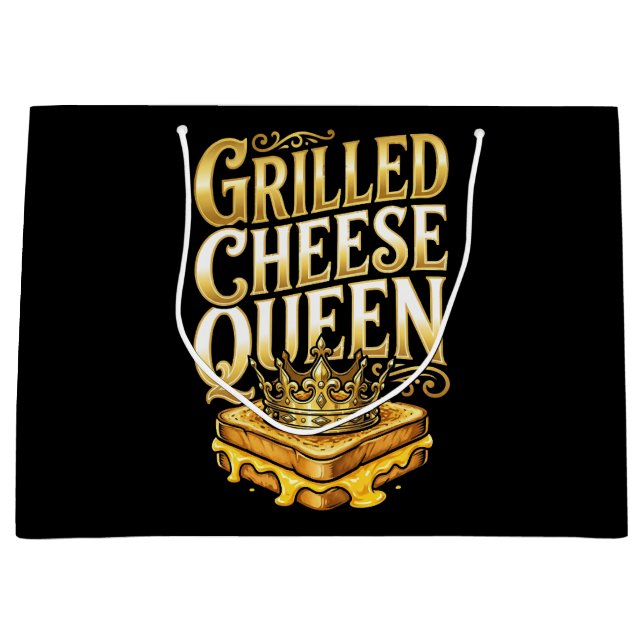Grilled Cheese Day Large Gift Bag (Front)