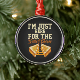 Grilled Cheese Day Metal Ornament